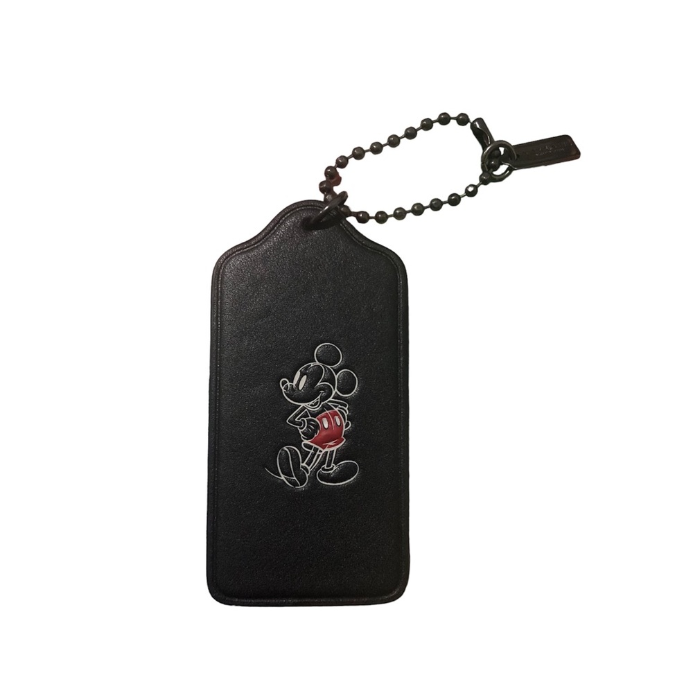 LIMITED EDITION ⭐️ COACH X DISNEY ⭐️ Hangtag with Mickey Mouse - BLACK